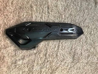  ốp bô lớn đen carbon xe air blade 2016 2017 2018 2019