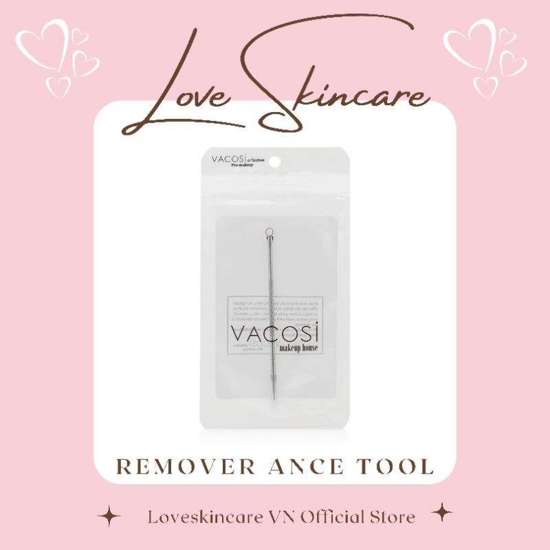 (GRAB / NOWSHIP) Cây Nặn Mụn 2 Đầu Vacosi Acne Tool NM01