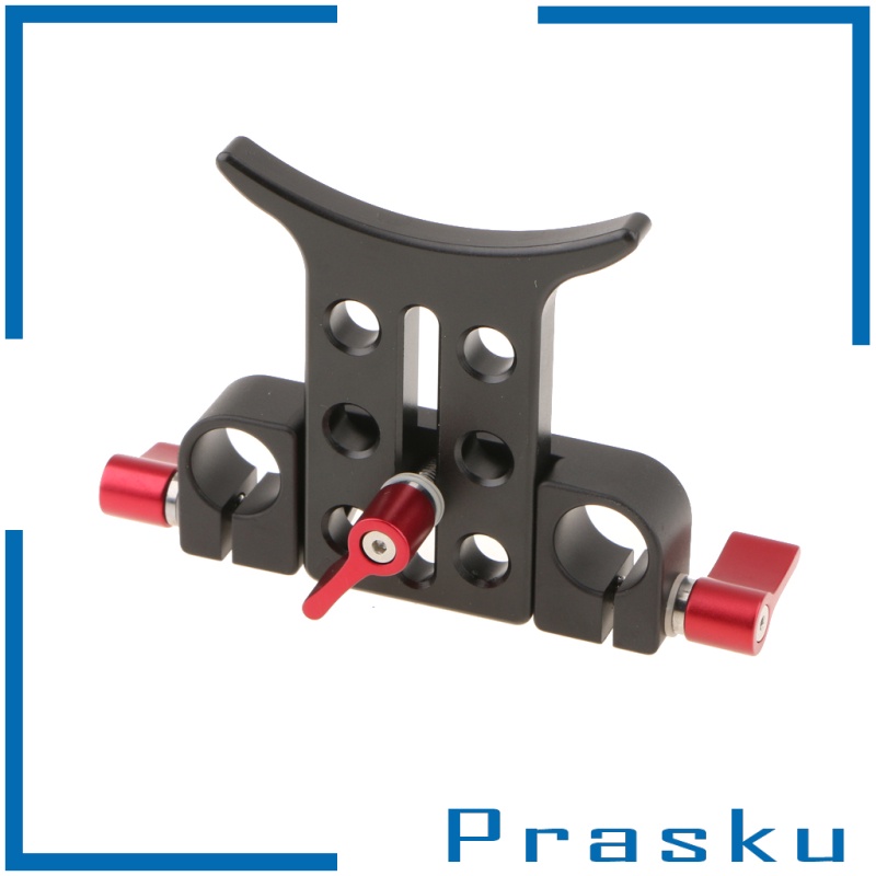 [PRASKU]Universal 15mm Lens Support with 50mm Adjustable Height and Adjustable Trimmer