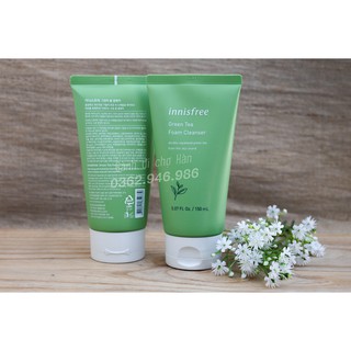 Sữa rửa mặt trà xanh - GREEN TEA CLEANSING FOAM 150ml