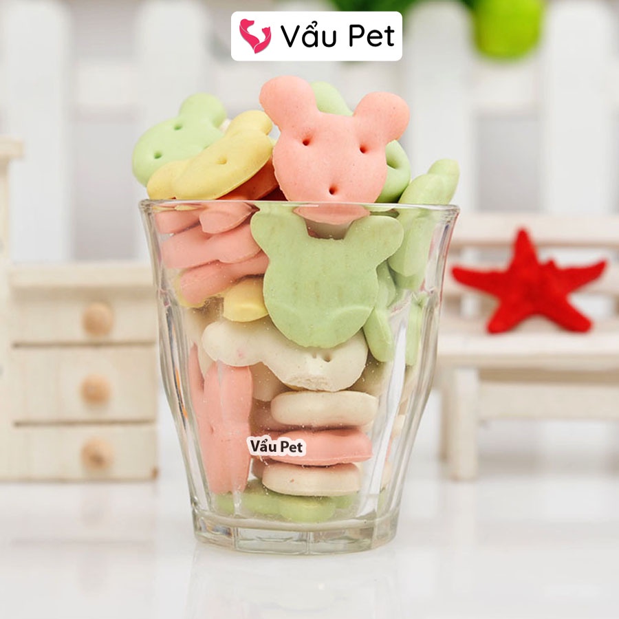 Đồ Ăn Chó Mèo Bánh Quy - Bánh Thưởng, Đồ Ăn Vặt Cho Chó Mèo Vẩu Pet Shop