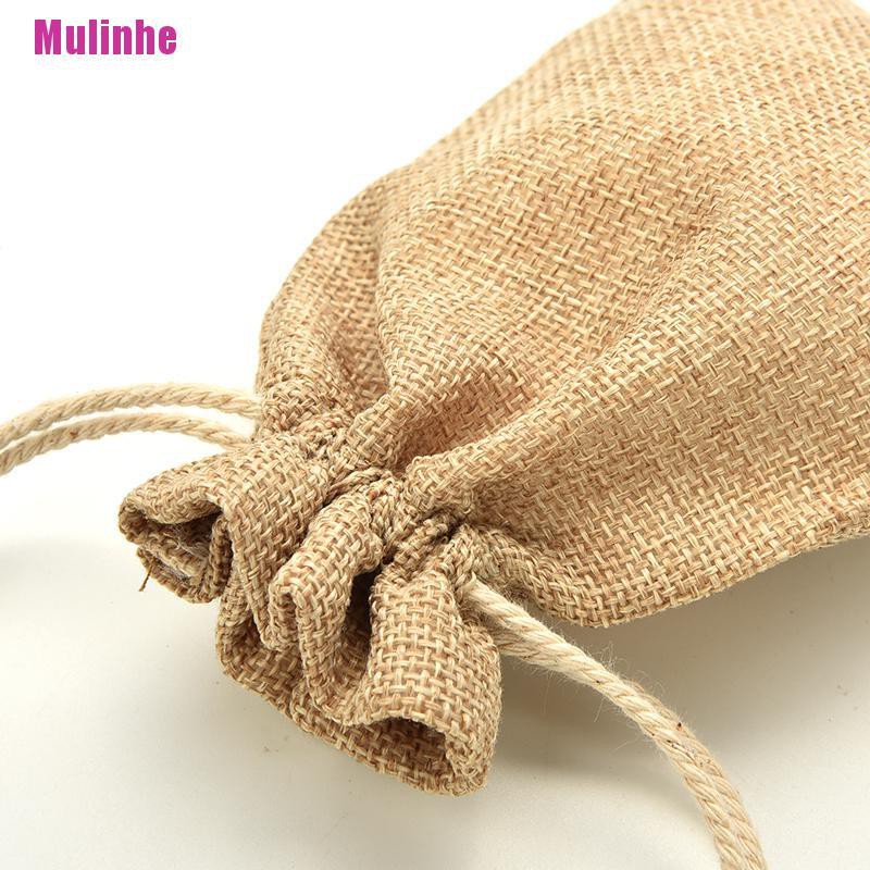 Túi dây rút mini bằng vải bố để đựng cà vạt tiện lợi
