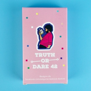 Bộ bài Thách Hay Thật Truth or Dare 42 lá Drinking game thử thách hay khi đi nhậu khuấy động tụ tập bạn bè
