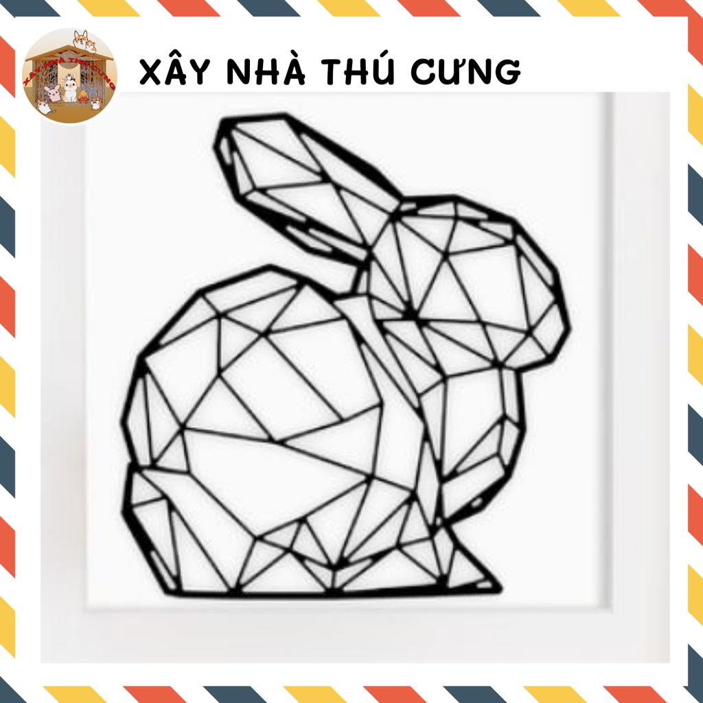 Tranh dán tường dập nổi 3D nhựa cao cấp hình con vật decol - trang trí phòng ngủ, phòng khách, cửa hàng - ms37