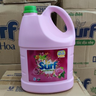 Surf nước giặt hương cỏ hoa ngát hương diệu kỳ can nhựa 3.8kg