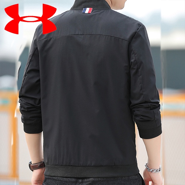 Áo khoác thể thao Under Armour dáng rộng thoáng khí nhanh khô chống gió cỡ lớn 2021 5XL cho nam