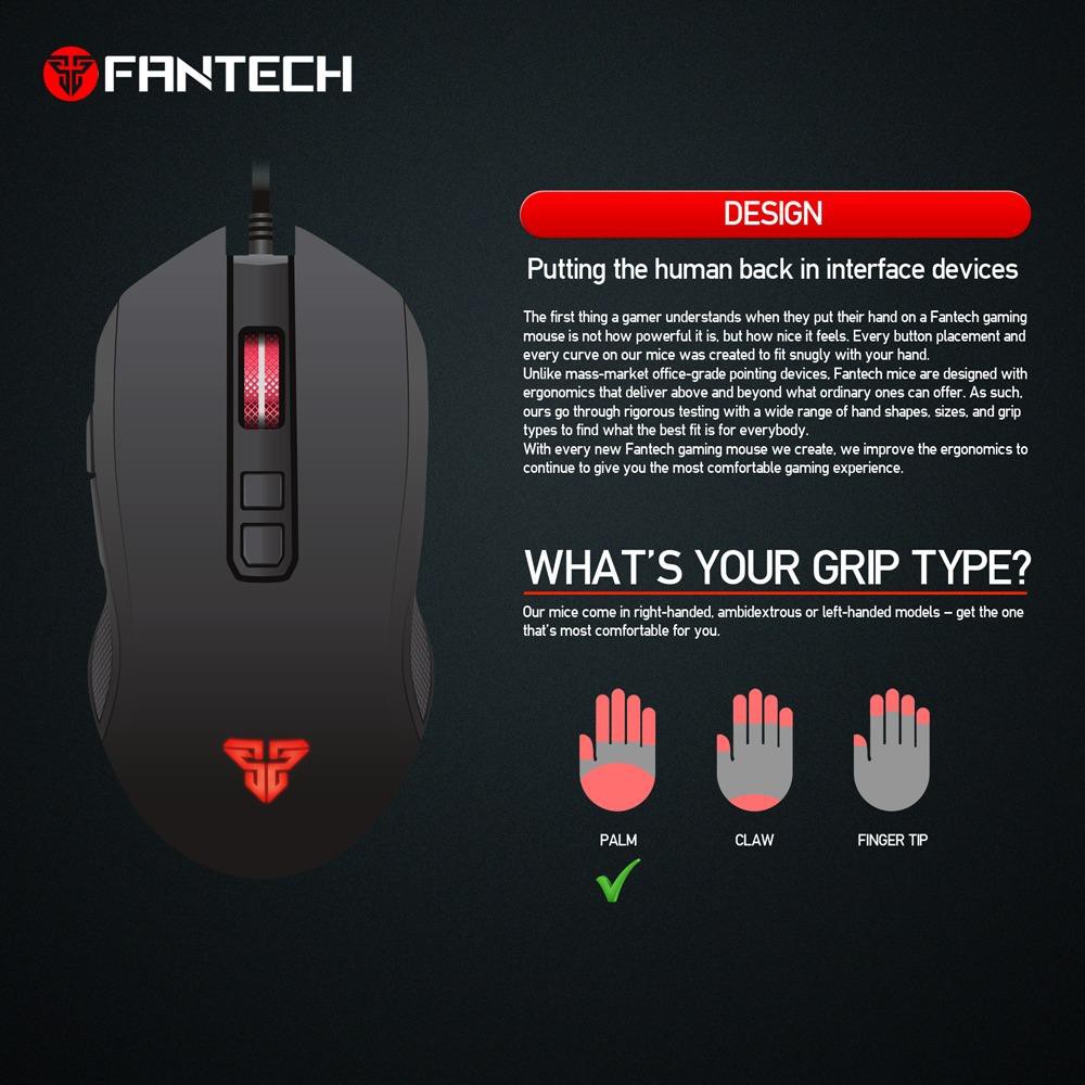 Chuột Gaming Fantech ZEUS X5S - Hàng chính hãng