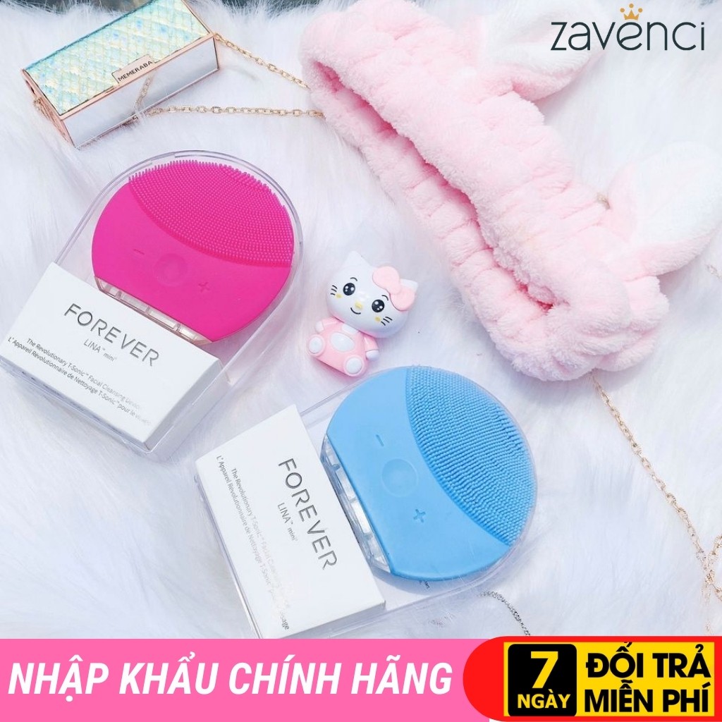 Máy rửa mặt FOREO LUNA MINI 2 , Máy rung CẦM TAY làm sạch SÂU DƯỚI da mặt, xe khít lỗ chân lông HT1