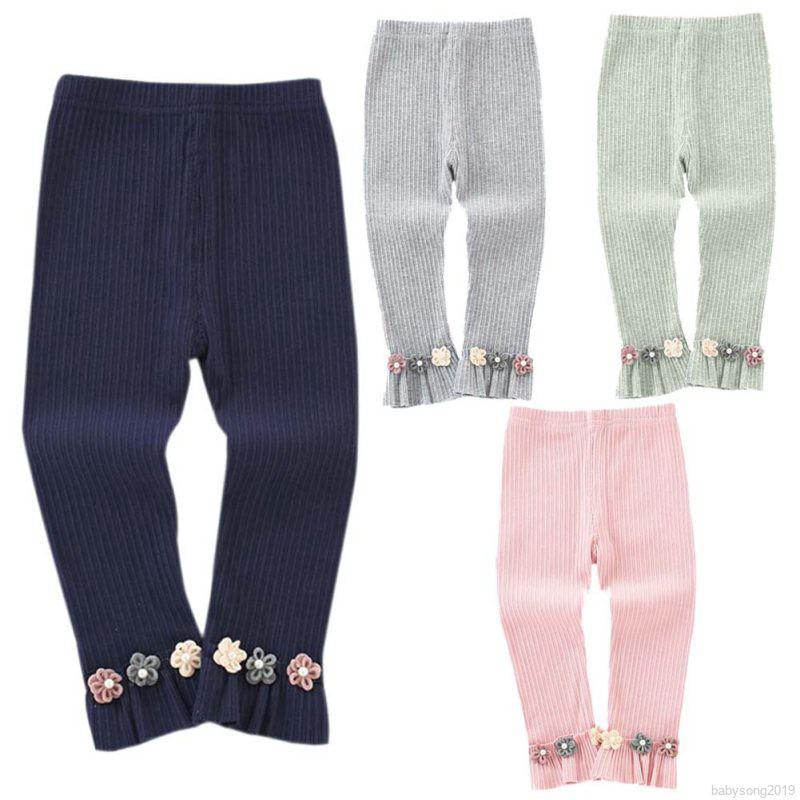 Quần Legging Đính Nơ Cho Bé Gái