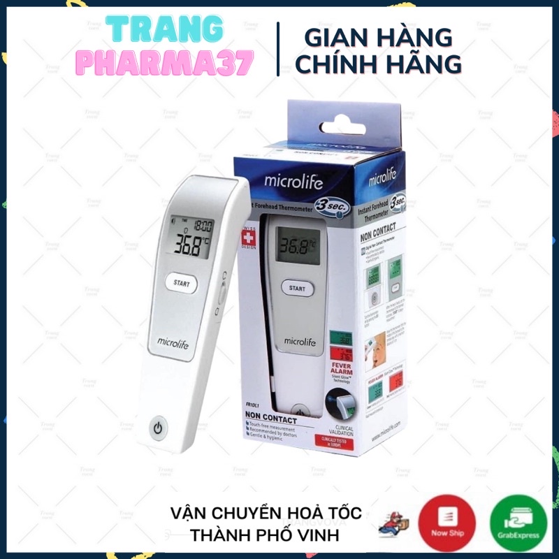 ⚡CHÍNH HÃNG⚡Nhiệt Kế Điện Tử Đo Trán Hồng Ngoại Microlife FR1MF1