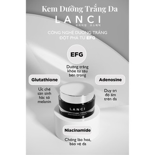 Kem dưỡng trắng da mặt lanci