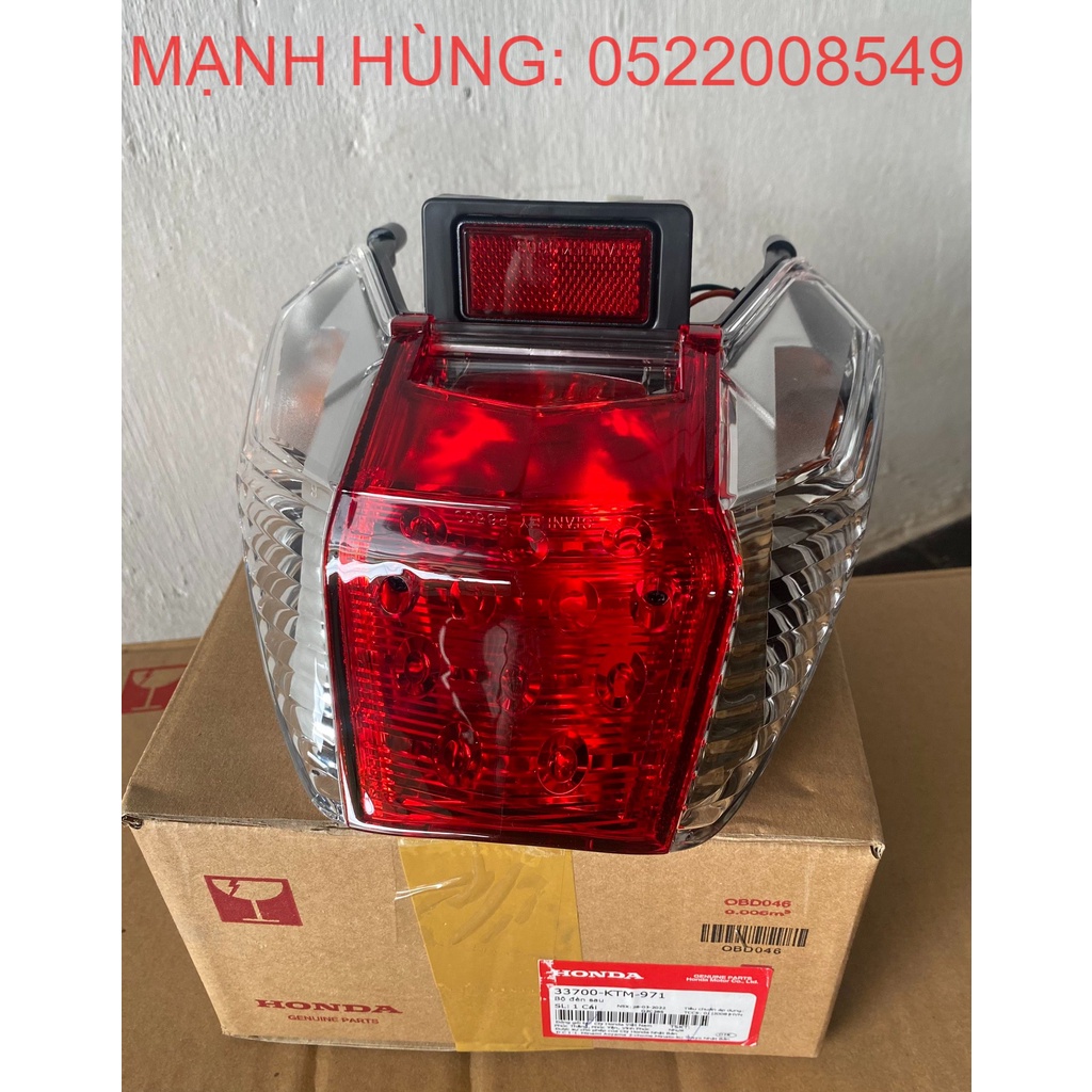 Bộ đèn sau - cụm đèn hậu HONDA FUTURE 2.