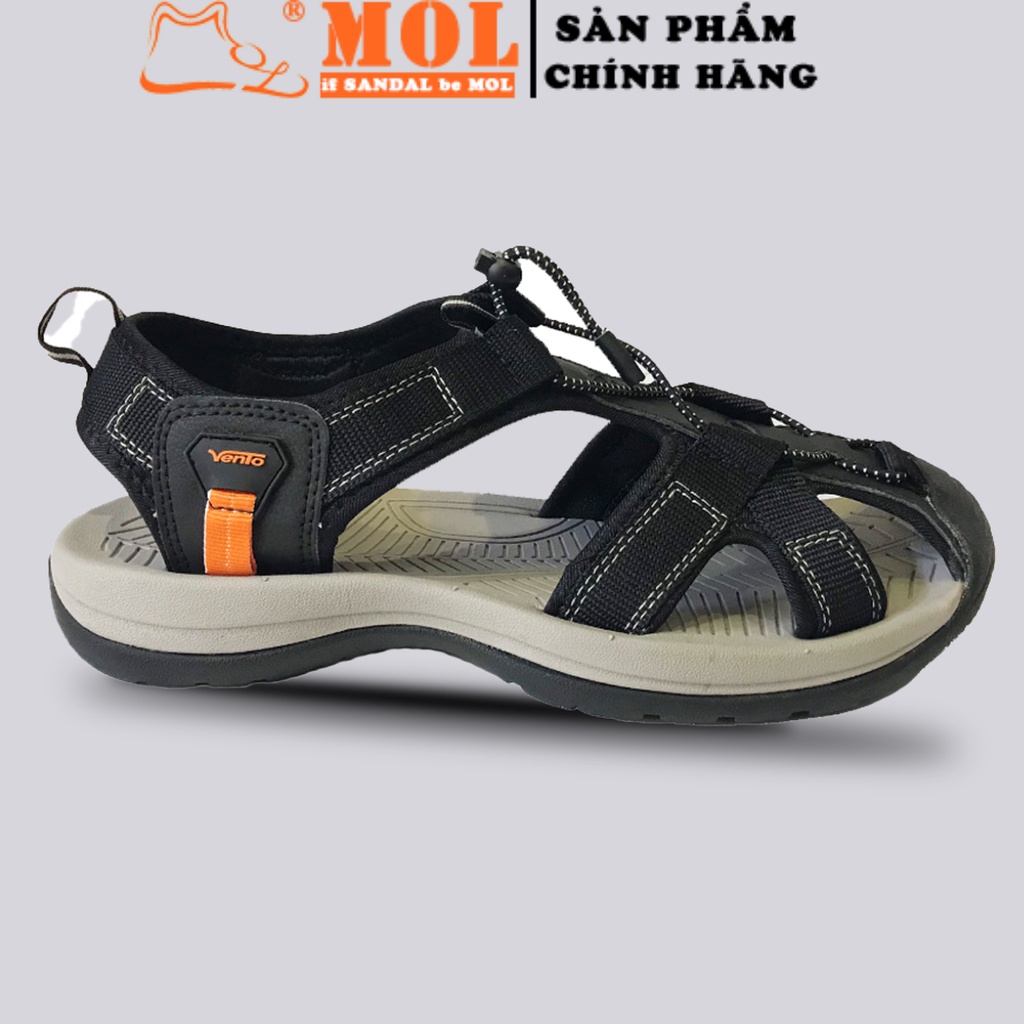 Giày sandal Vento nam bít mũi quai dù có quai hậu cố định thích hợp mang dã ngoại đi phượt du lịch biển NV7606G