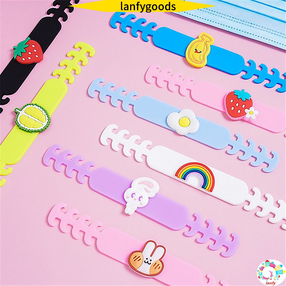 Lanfy Phụ Kiện Bảo Vệ Tai Giảm Đau Kiểu Hoạt Hình Có Thể Điều Chỉnh Bảo Vệ Cho Mọi Khuôn Mặt