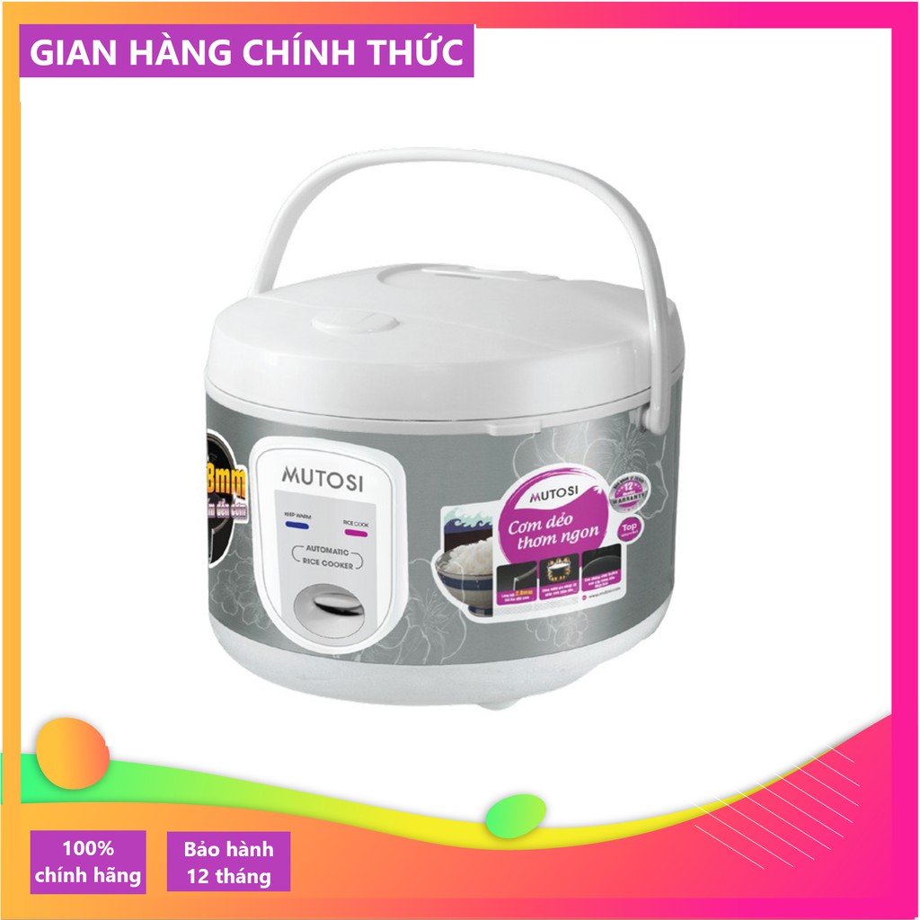 Nồi cơm điện Mutosi MR-56 công nghệ gia nhiệt 3D 1.8L -bảo hành 24 tháng