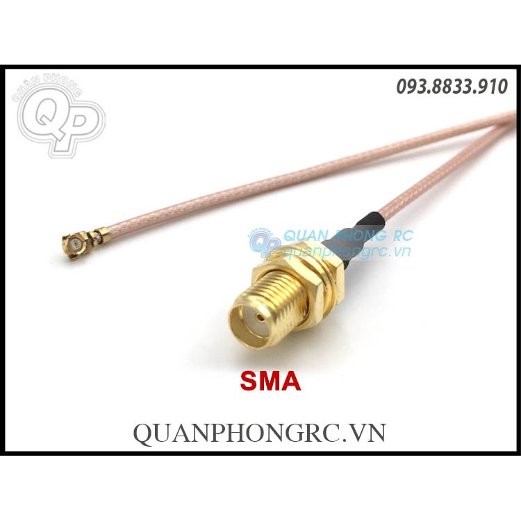 Dây chuyển UFL/IPEX To SMA RF Connector Pigtail Cable (có Kim)