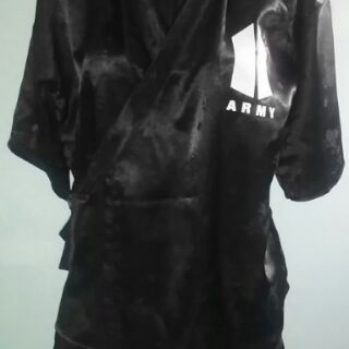Bộ Yukata gấm logo Army
