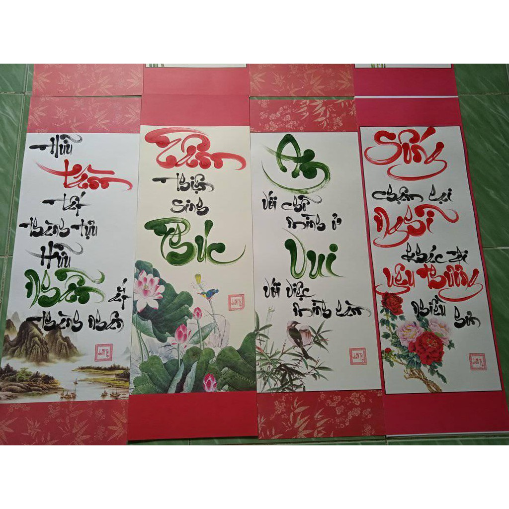 tranh thư pháp viết theo yêu cầu, giá chỉ 40 ngàn | BigBuy360 - bigbuy360.vn