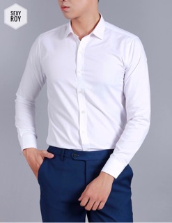  Áo sơ mi lụa hà đông thời trang nam, vải trơn mịn chống nhăn, công nghệ mếch Đức cao cấp