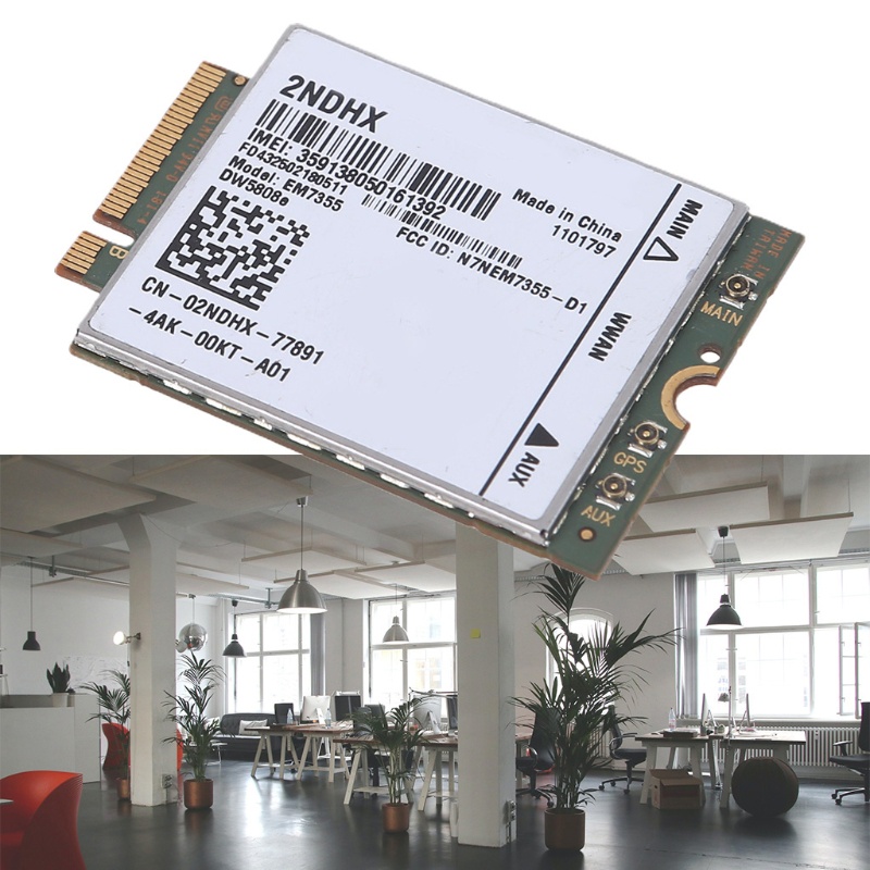 Mô Đun Không Dây Cho Dell Venue 11 Pro Latitude 14 12 11 Pro DW5808e LTE EM735 4G