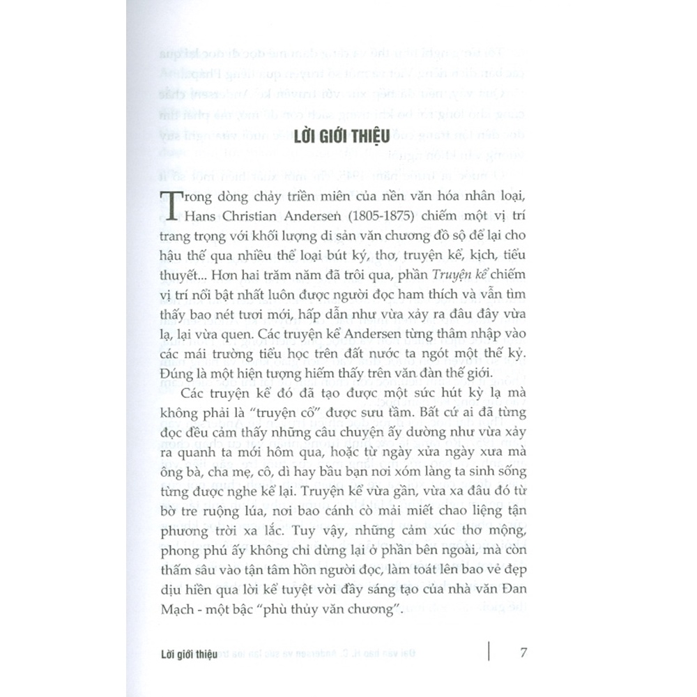 Sách - Đại Văn Hào H. C. Andersen Và Sức Lan Toả Trong Văn Học - Nghệ Thuật Việt Nam