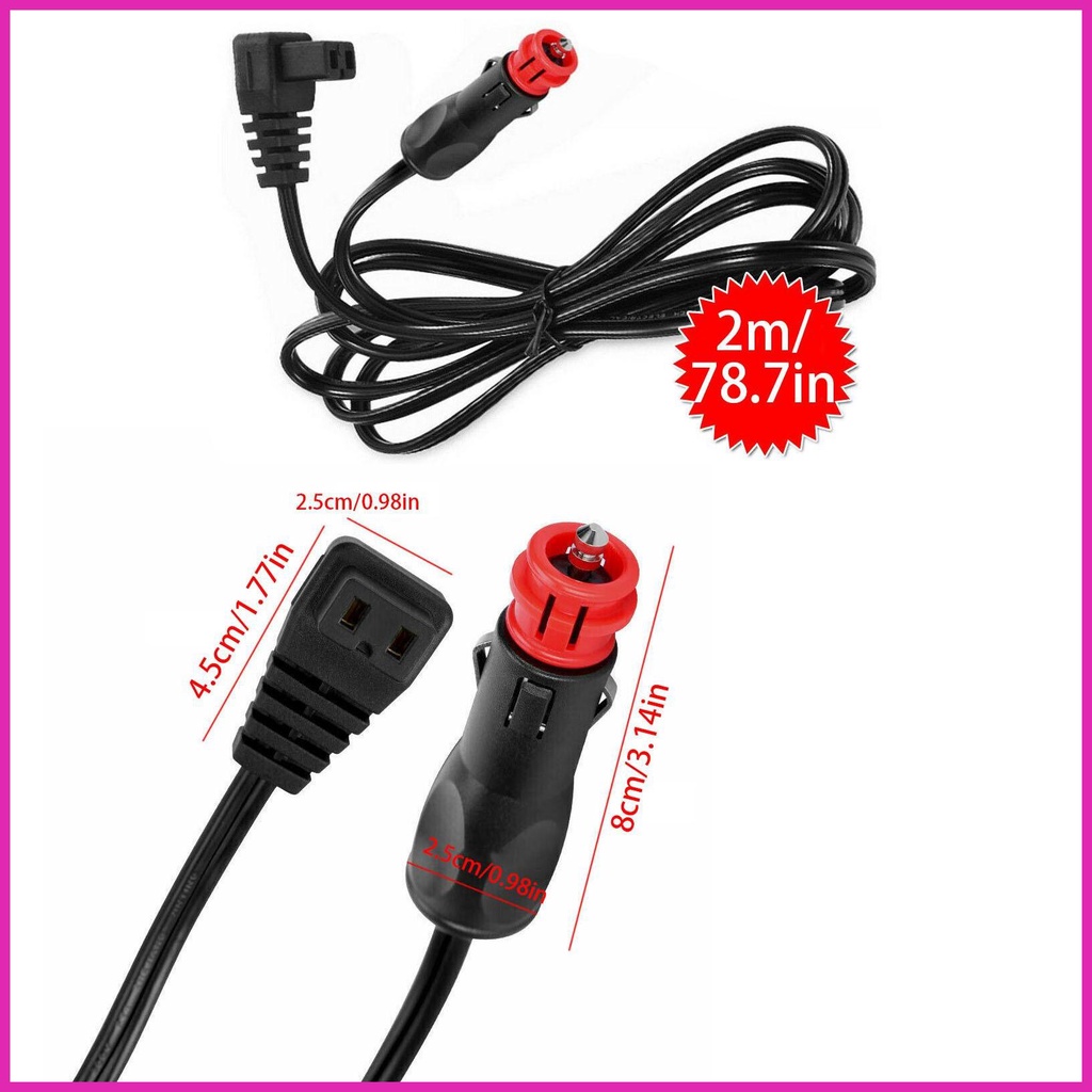 Dây Cáp Nguồn 12V Chuyên Dụng Cho Tủ Lạnh Xe Hơi