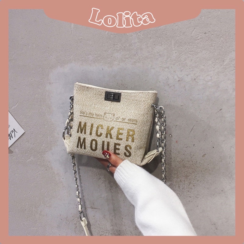 Túi Xách Nữ Đeo Chéo LOLITA Phong Cách Hàn Quốc