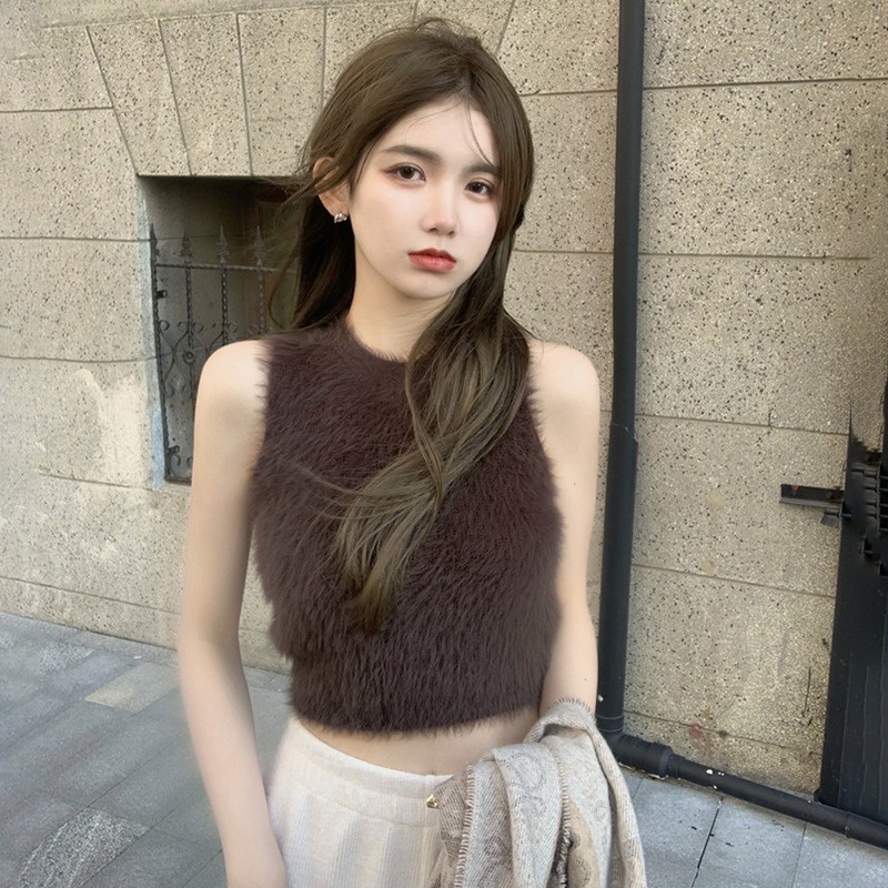 Áo Không Tay Màu Sắc Đơn Giản Thời Trang Hàn Quốc