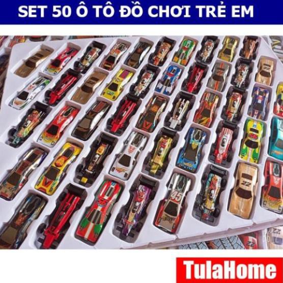 Bộ 50 ô tô đồ chơi trẻ em TulaHome