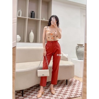 Áo 2 dây lụa cổ đổ hoa AO0747