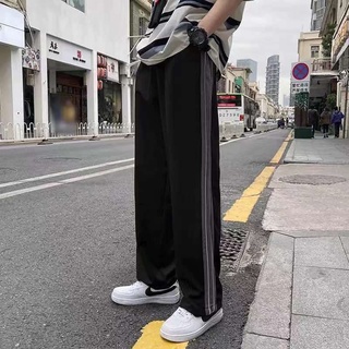 Quần thể thao ống rộng nam unisex thiết kế có túi thời trang năng động