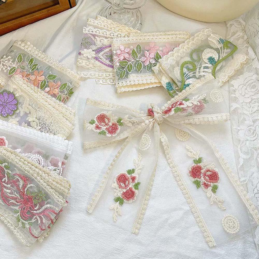 Băng Đô Cài Tóc Ruy Băng Đính Hoa Thanh Lịch Cho Nữ