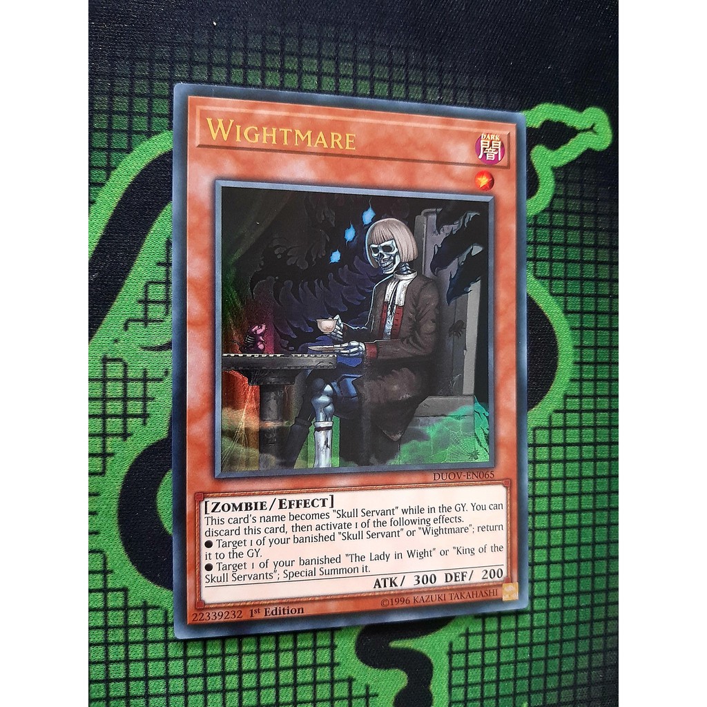 Thẻ Bài Yugioh Mint90 Monster Wightmare - Ultra