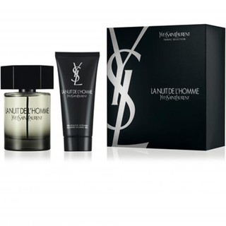 Auth - Set nước hoa Yves Saint Laurent La Nuit De L'Homme EDT (1NH 100ml + 1 sữa tắm 100ml)