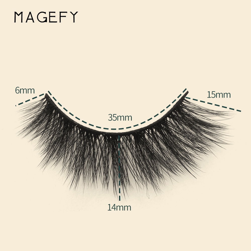 Một cặp lông mi giả tự nhiên Magefy