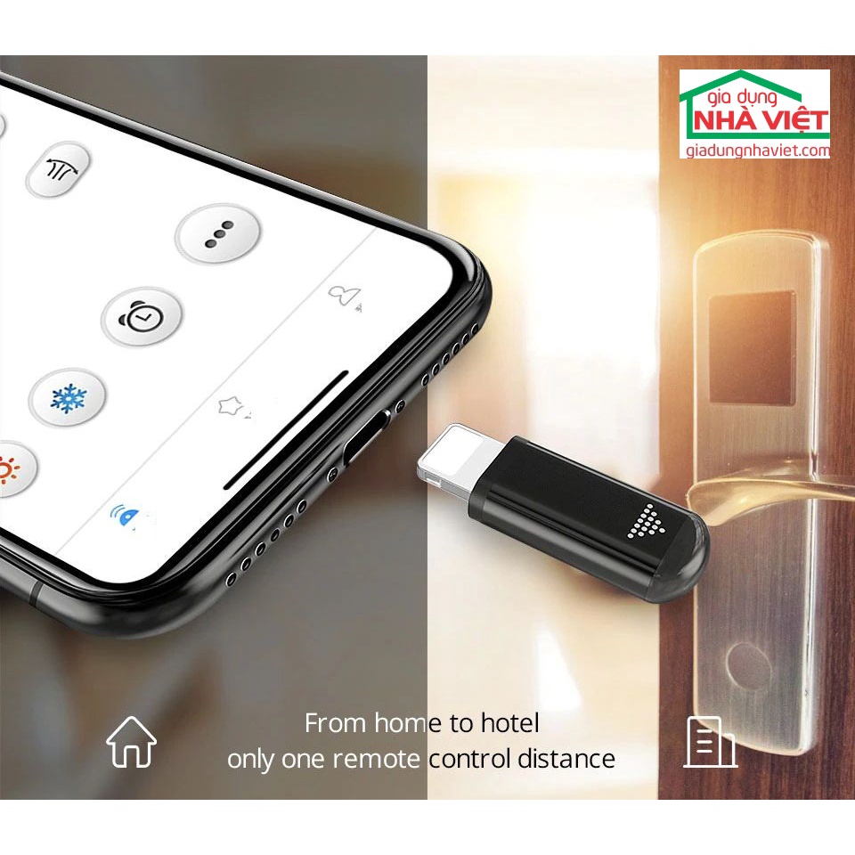 Cổng hồng ngoại điều khiển từ xa Remote Control cho Android iPhone iPad (Lightning/Type-C/MicroUSB)