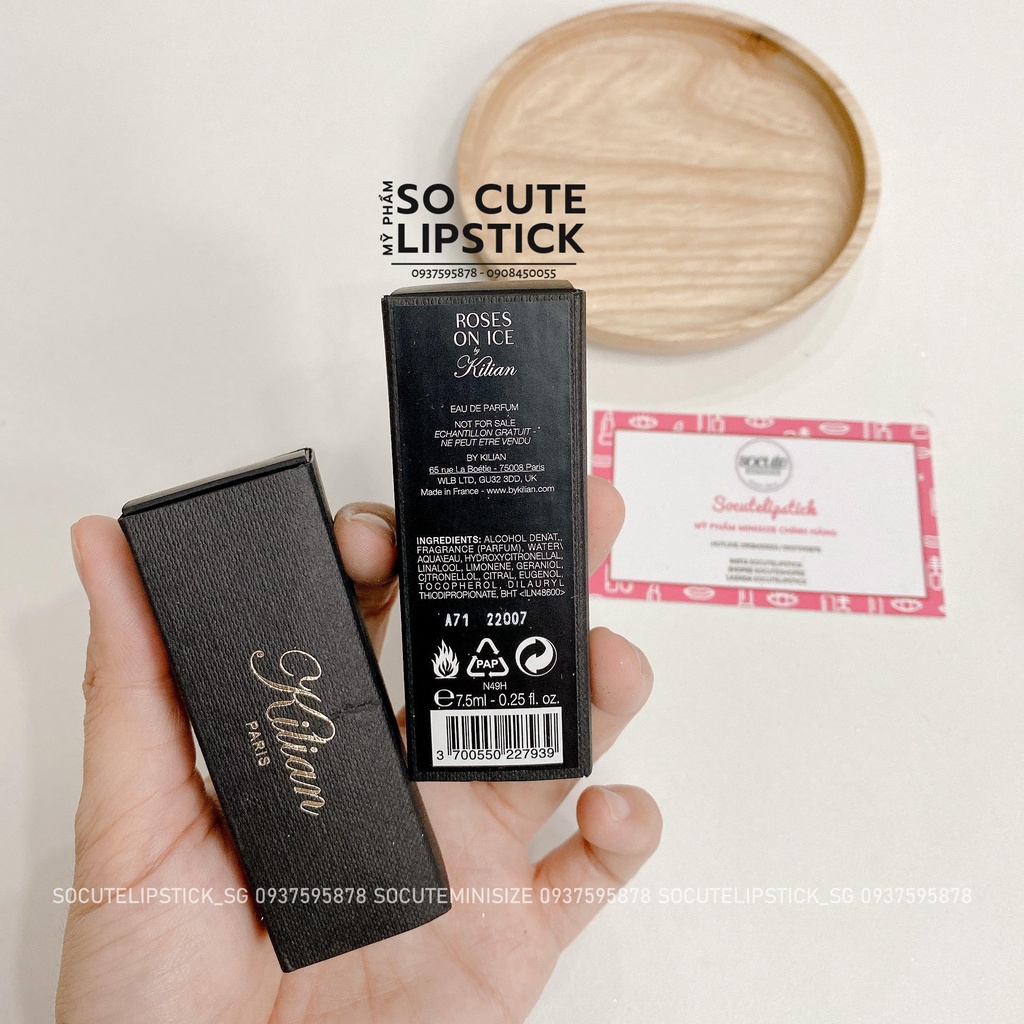 Minisize Nước Hoa Kilian Roses on Ice Fullbox 7.5ml