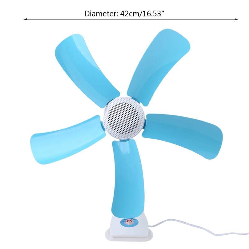 Quạt Kẹp 5 Cánh 220V 16 53inch Phích Cắm US Hỗ Trợ AC 110V Không Gây Tiếng Ồn Cho Văn Phòng / Trường Học / Phòng Ngủ