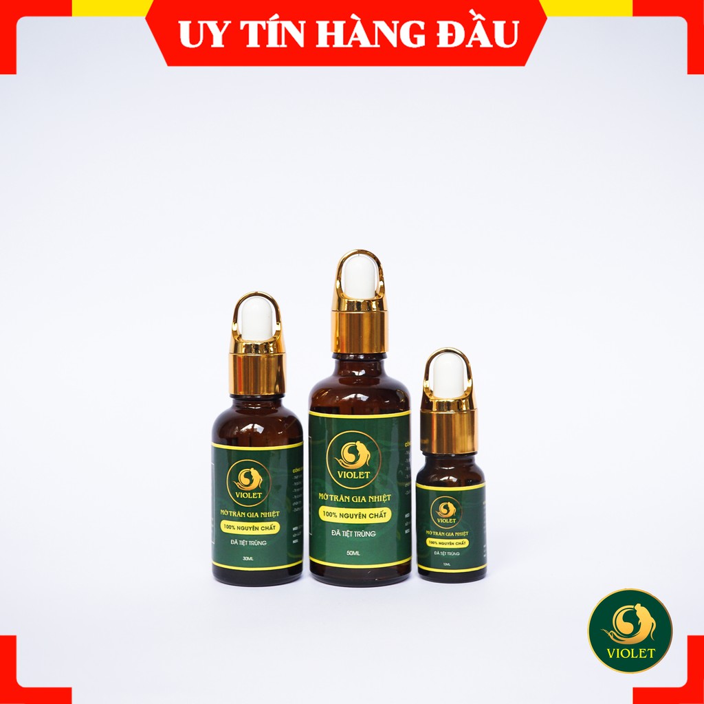 Mỡ Trăn Nguyên Chất VIOLET /triệt lông vĩnh viễn/ trị bỏng, làm mờ sẹo/ trị rạn da sau sinh an toàn cho da