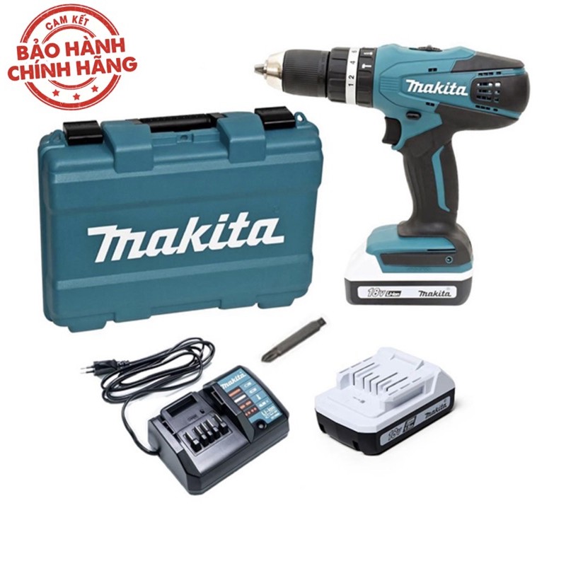 Máy khoan vặn vít dùng pin 18V Makita HP488DWE