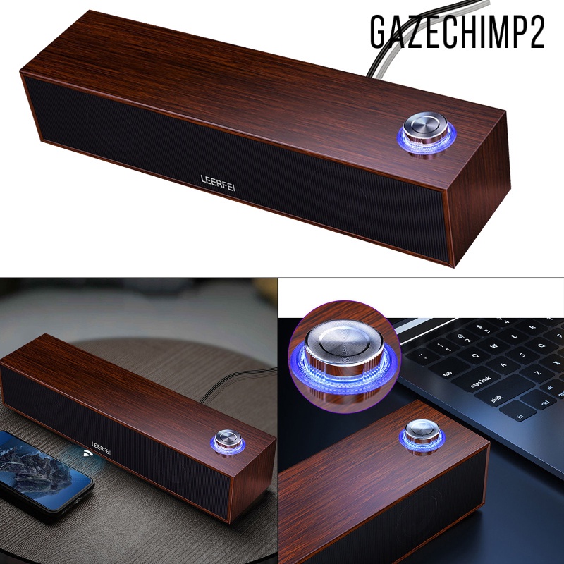 Bộ loa Bluetooth GAZECHIMP2 có dây âm thanh vòm dài bằng gỗ dành cho xe hơi thể thao/điện thoại thông minh/máy tính bảng