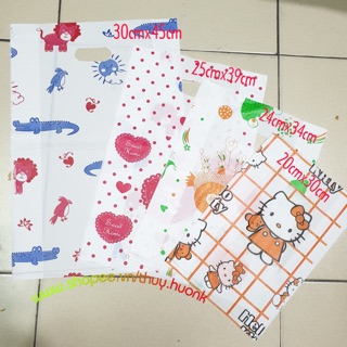 Túi Xốp in hình (túi gói hàng nhiều kích cỡ (1kg)