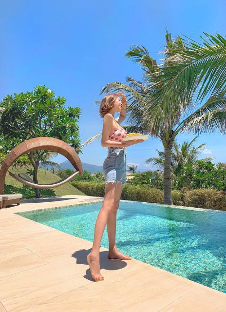 Bikini liền chấm bi cutout 2 màu hồng & đen (kèm ảnh thật sản phẩm) | BigBuy360 - bigbuy360.vn