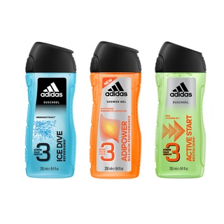 Sữa tắm gội rửa mặt Adidas men 3 in 1 loại 250ml