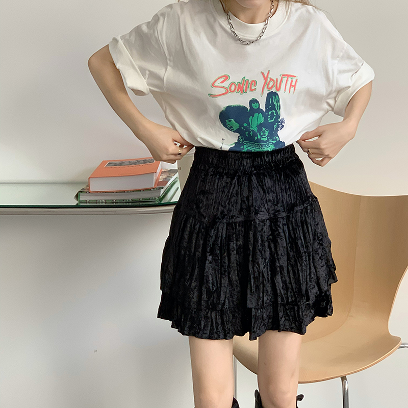 Chân Váy Lưng Cao Dáng Chữ A Phong Cách Retro | BigBuy360 - bigbuy360.vn