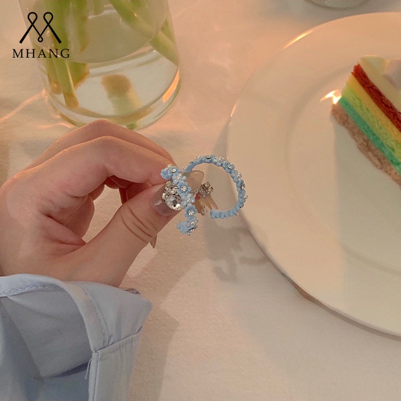 Bông Tai Hình Hoa Mini Xinh Xắn Thời Trang Theo Phong Cách Hàn Quốc