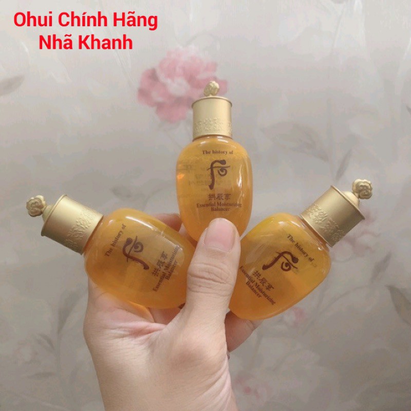 Nước hoa hồng dưỡng ẩm Whoo Essential Balancer 20ml x 3 chai - Nhã Khanh Ohui