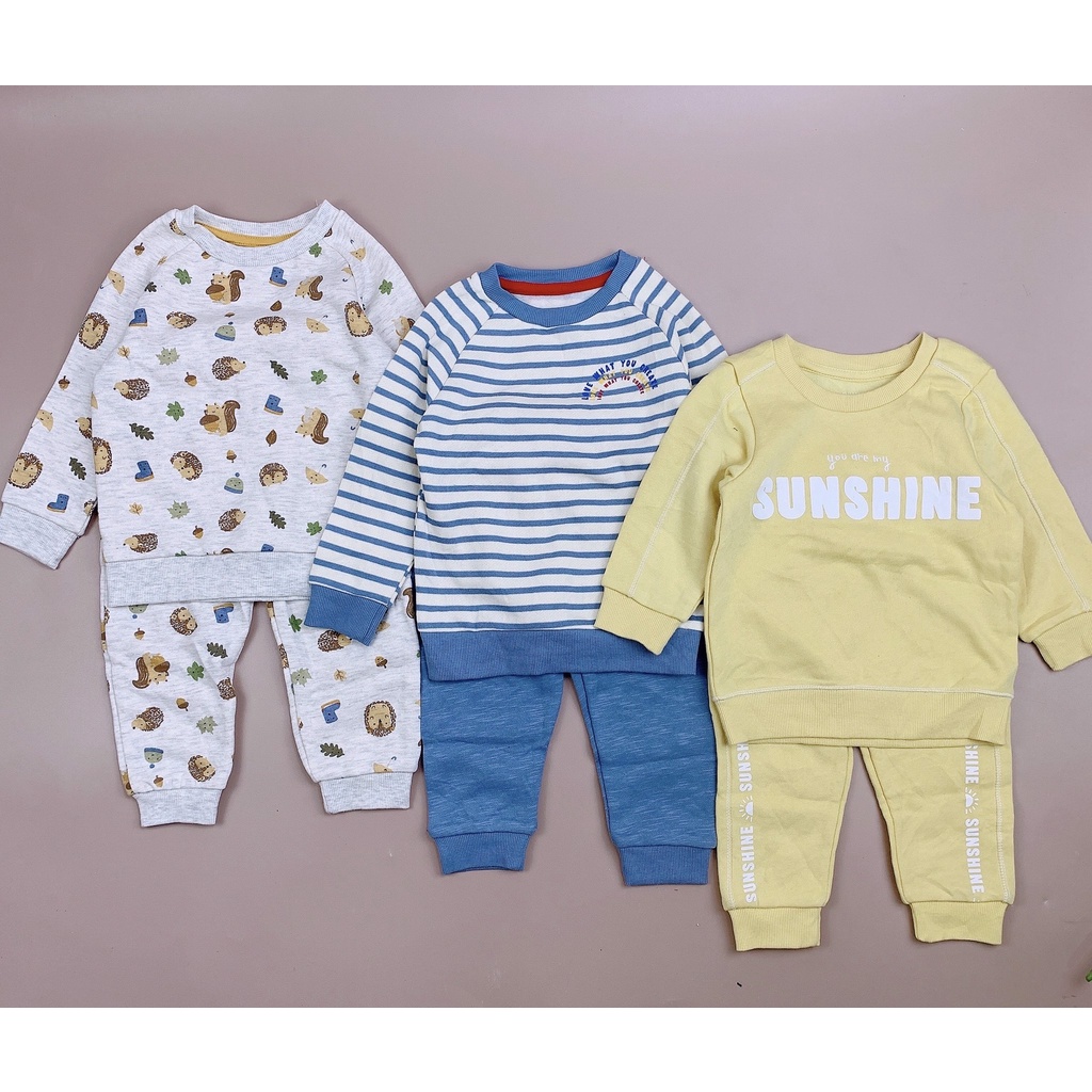 Bộ nỉ Primark lót lông mỏng BT - Bảng màu 2