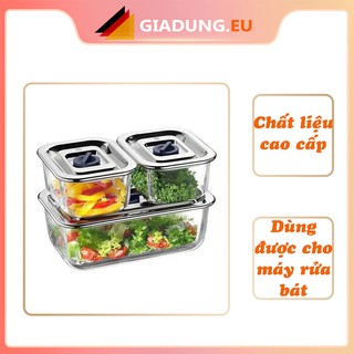 Set 3 hộp thủy tinh đựng thực phẩm WMF [Nhập Đức]