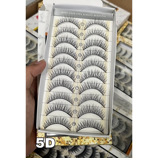 Lông Mi Giả tự nhiên giá rẻ - Lông mi giả make up tiệc , mi mềm, không cộm Trang Eyelash